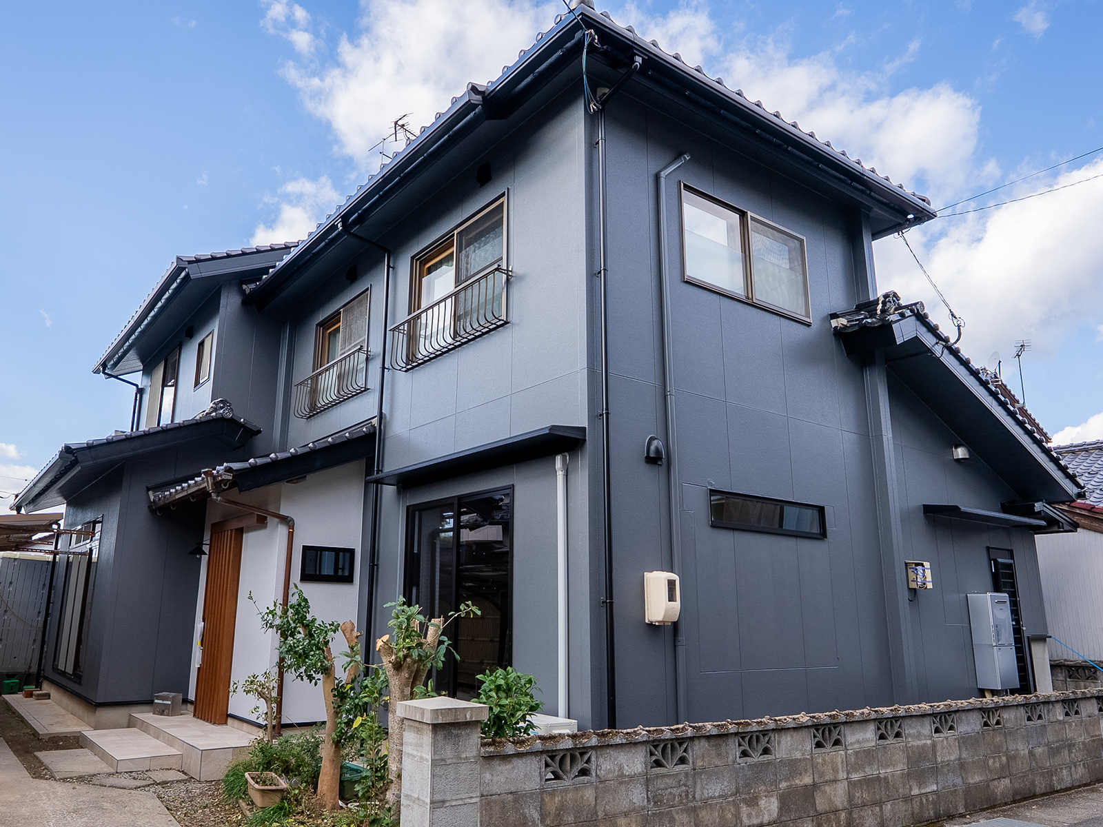 戸建住宅リフォーム後の外観